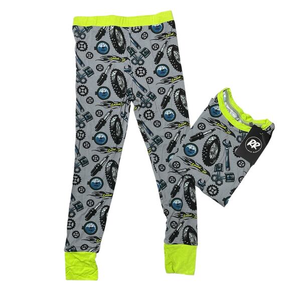 Rad Rascals Speedshop 2 Piece Jammies Set 5T - Picture 3 of 9